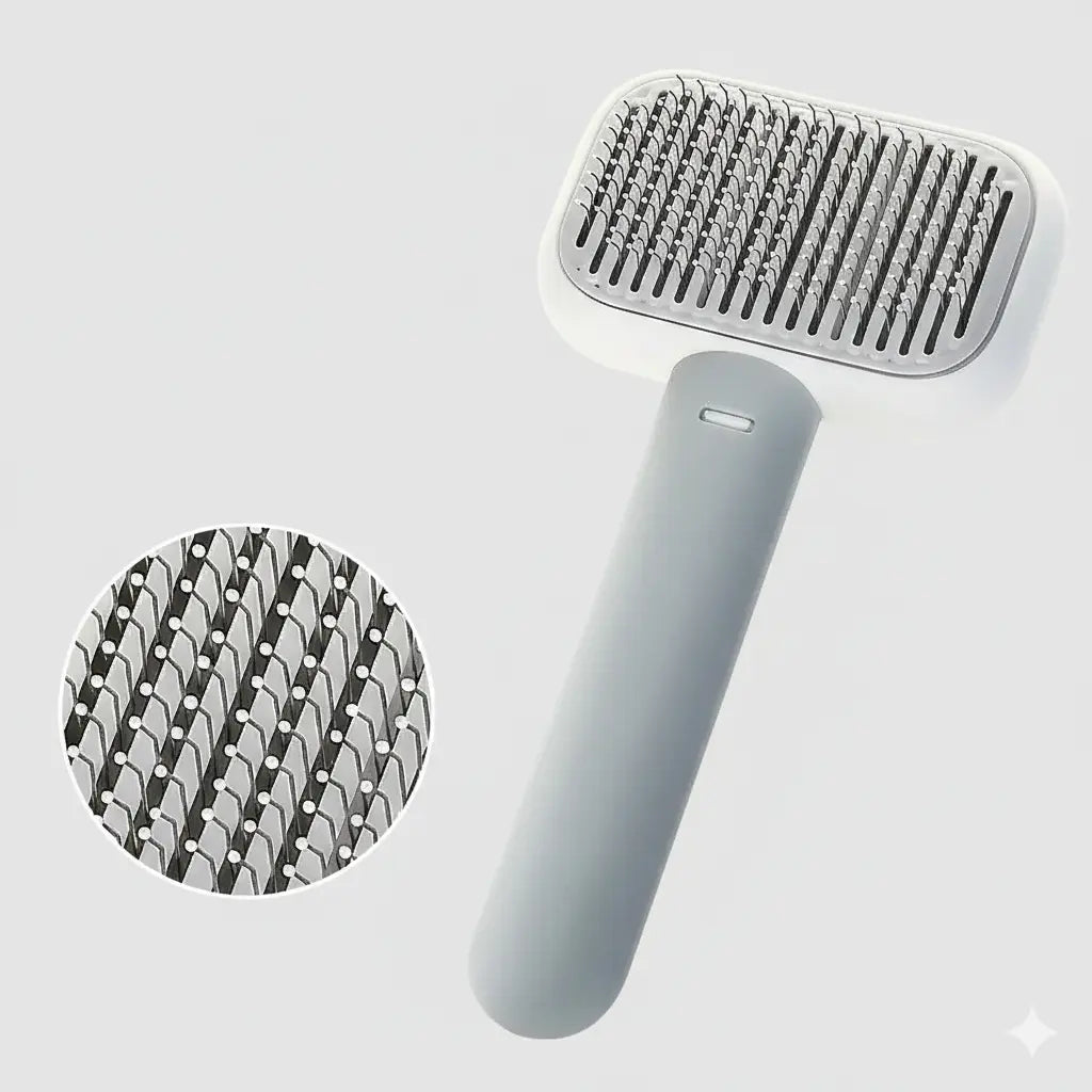 Stainless Steel Pet Grooming Brush and Massage Comb