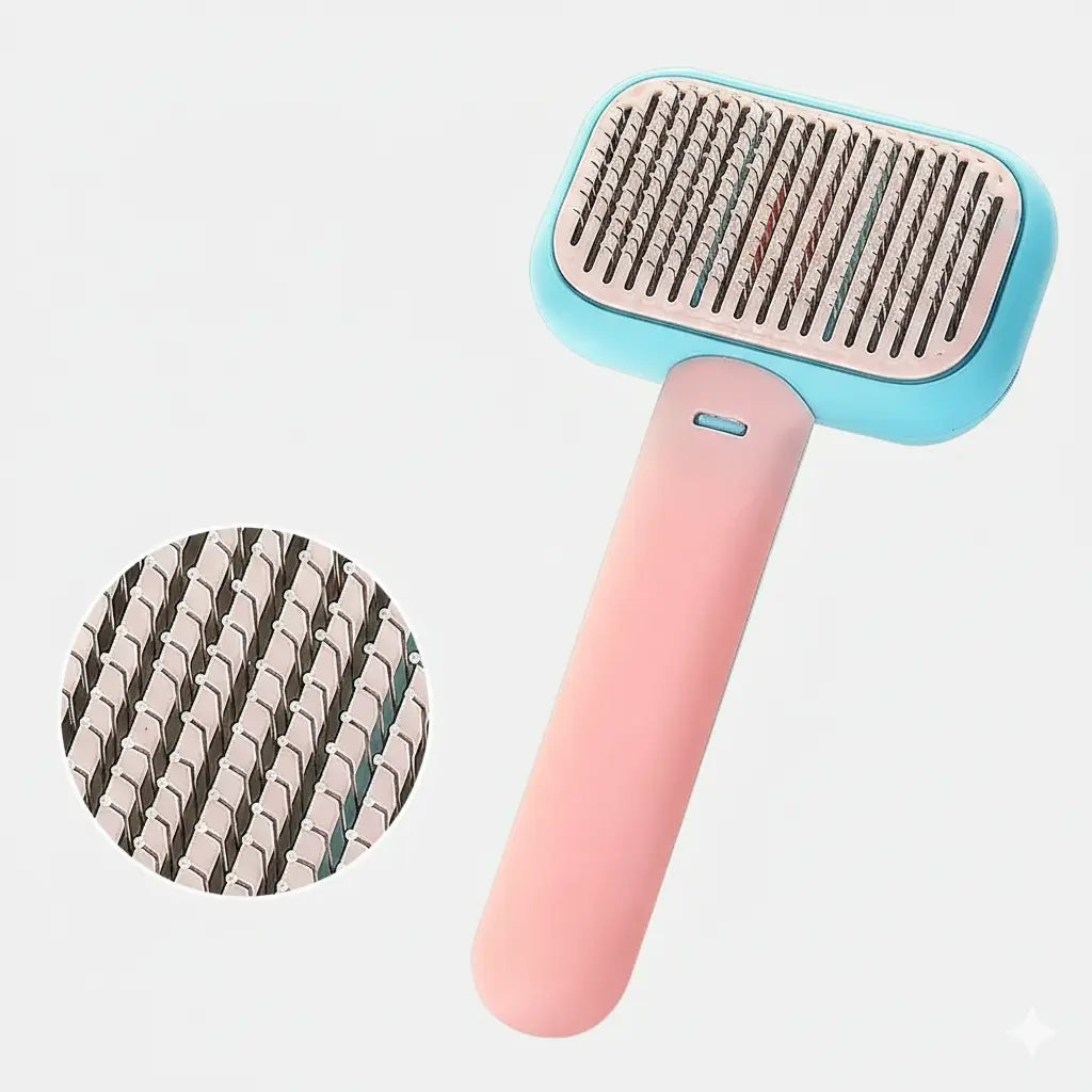 Stainless Steel Pet Grooming Brush and Massage Comb