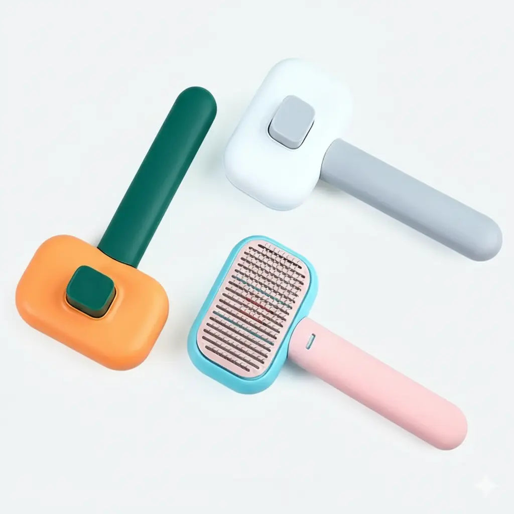 Stainless Steel Pet Grooming Brush and Massage Comb