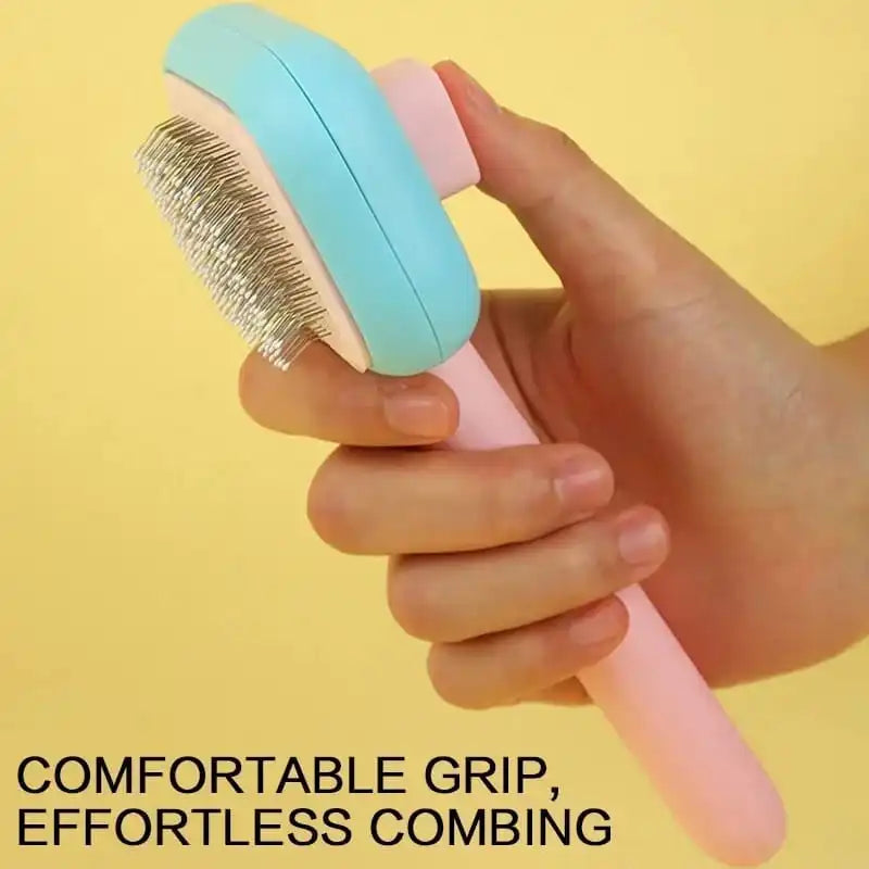 Stainless Steel Pet Grooming Brush and Massage Comb